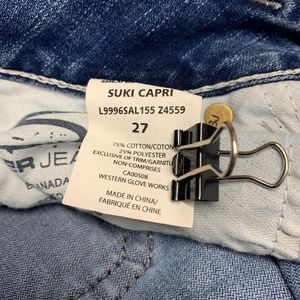 Silver Jeans Jeans - Silver Womens Jeans Suki Capri Crop Blue 27 AH Silver Jeans Jeans - Silver Womens Jeans Suki Capri Crop Blue 27 AH